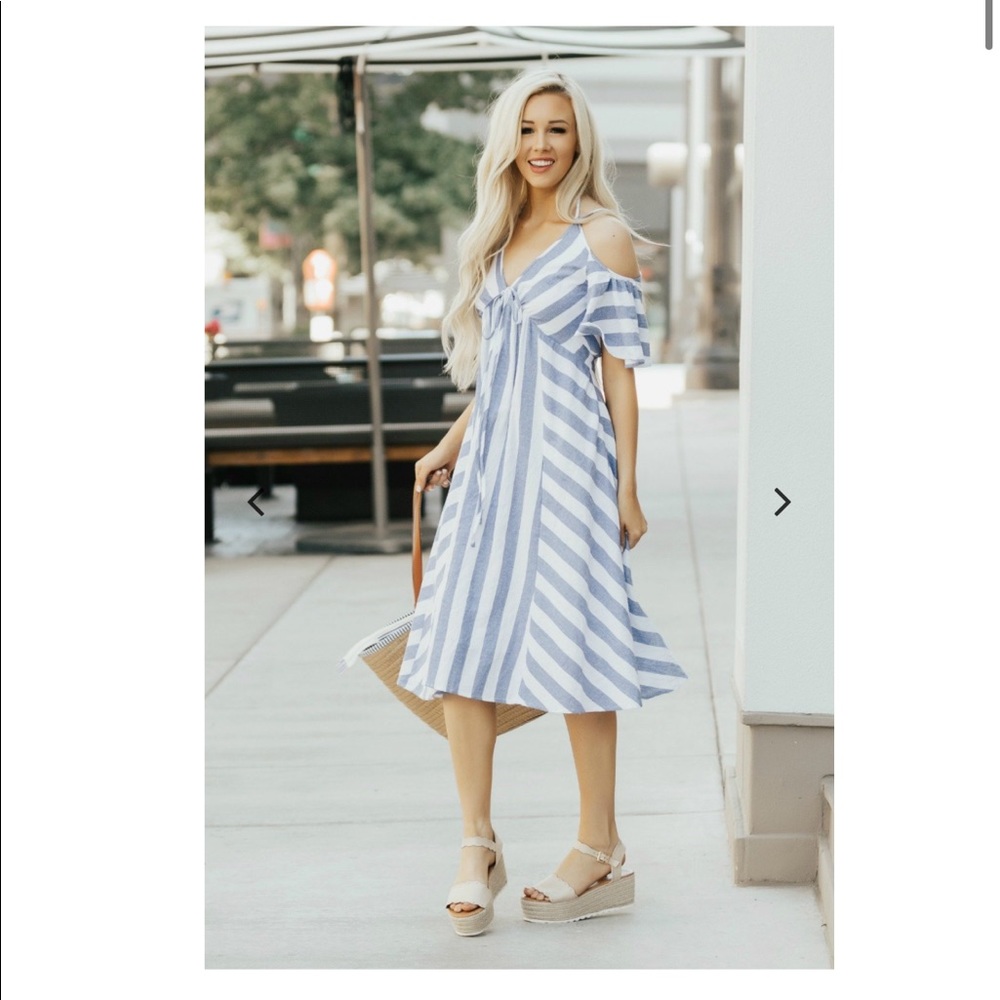 *SOLD* New with Tags Cold Shoulder Dress